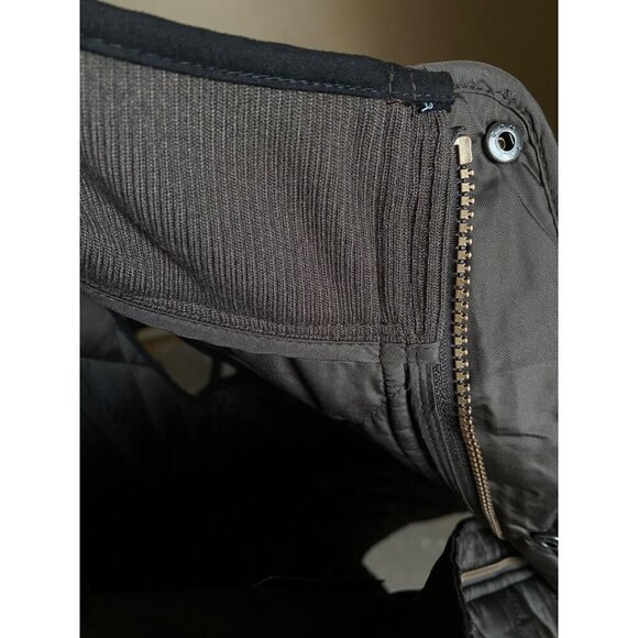 Lucchese Quilted Vest Size XL Polyester Micro Suede Zipper Brown Coastal Cowgirl - Picture 7 of 13